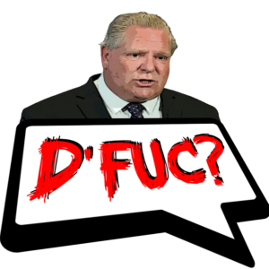 Doug Ford may know something about deaths from unknown causes.