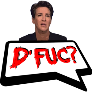 Rachel Maddow may know something about deaths from unknown causes.