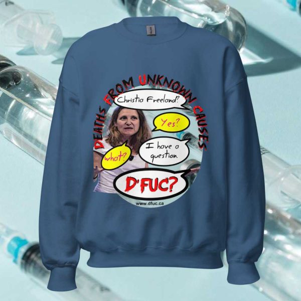 Christia Freeland Unisex Sweatshirt - Image 2