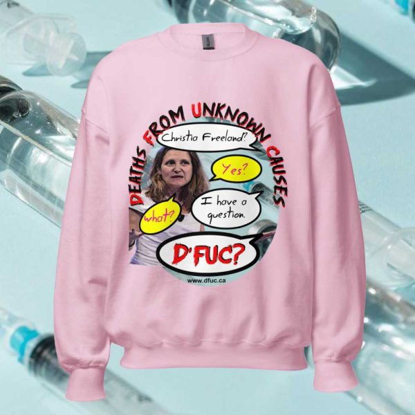 Christia Freeland Unisex Sweatshirt - Image 7