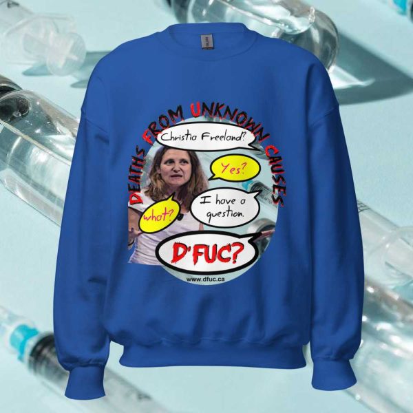 Christia Freeland Unisex Sweatshirt