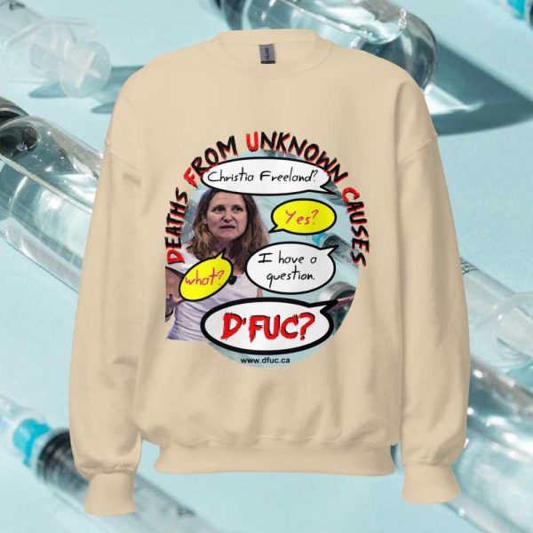 Christia Freeland Unisex Sweatshirt - Image 6