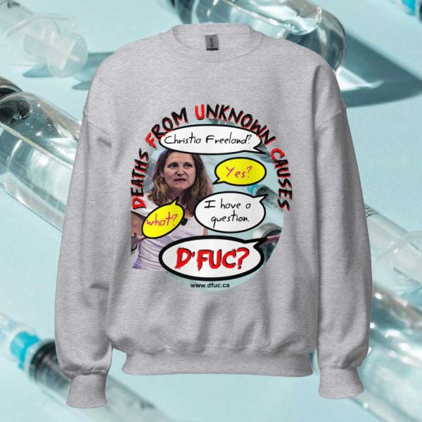 Christia Freeland Unisex Sweatshirt - Image 5