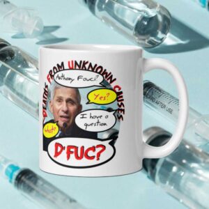 Anthony Fauci White glossy mug