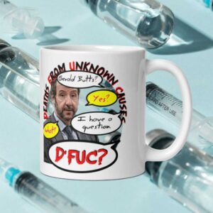 Gerald Butts White glossy mug