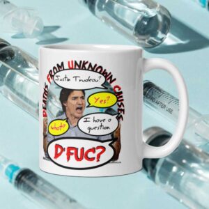 Justin Trudeau White glossy mug