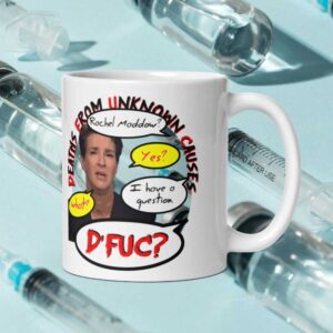 Rachel Maddow White glossy mug