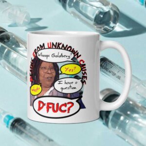 Whoopi Goldberg White glossy mug