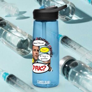 Emmanuel Macron Sports Water Bottle