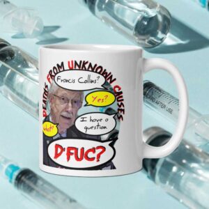 Francis Collins White glossy mug