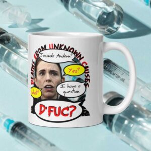 Jacinda Ardern White glossy mug